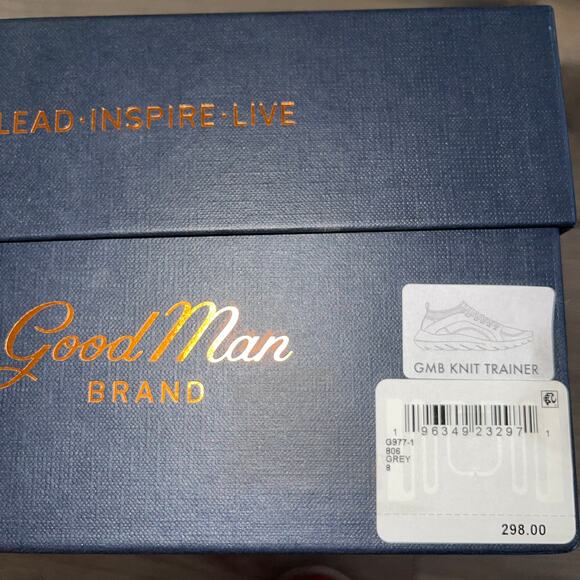 Good Man Shoes GMT Knit Trainer - Grey - Made Italy - Men Size 8 - $298 main image 6
